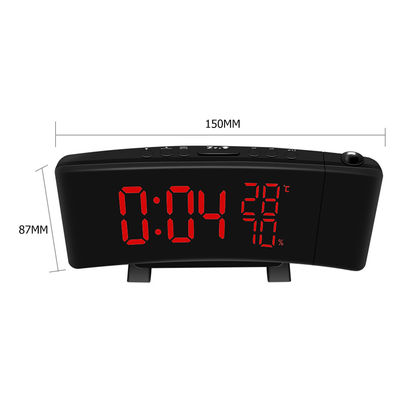 TS-5210 USB Digital Alarm Clocks Electronic Projection Clock FM Radio Thermometer For Home Bedroom Table Decoration supplier