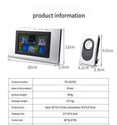 TS-H127G Digital Thermometer Hygrometer Temperature Humidity Temperature Tester Calendar Display Temperature Indicators supplier