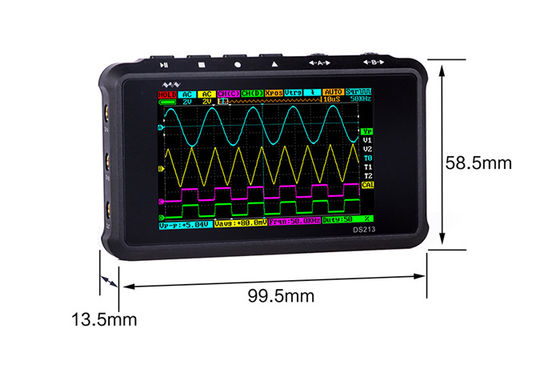 DS213 Mini DSO Pocket Size 100MSa/s Digital Oscilloscope USB Handheld Oscilloscope Kit Analog Bandwidth Oscilloscope supplier