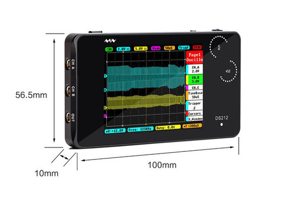 DS212 Mini DSO 10MSa/s 1MHZ 2 Channel Handheld Portable Digital Storage Oscilloscope supplier