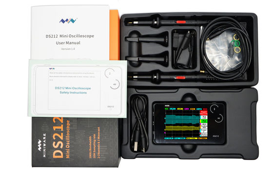 DS212 Mini DSO 10MSa/s 1MHZ 2 Channel Handheld Portable Digital Storage Oscilloscope supplier