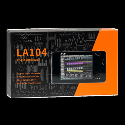 LA104 Mini DSO Digital Logic Analyzer 2.8 Inch Screen 4 Channels Programmable 100MHz Max Sampling Rate Oscilloscope supplier