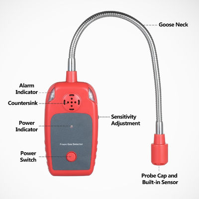 WT8827 10-1000PPM Freon Gas Detector For Air Conditioning Refrigerant Freon Gas Leakage Detection supplier