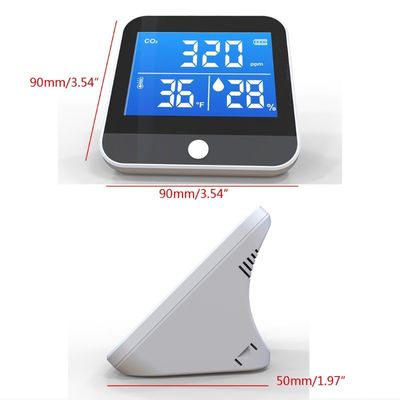 DM306C Portable CO2 Temperature Humidity Monitor Infrared NDIR Detector Desktop Household Indoor Air Quality Analyzer supplier