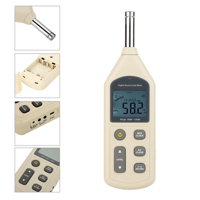 GM1356 30~130dBA Sound Level Meter With USB Digital Noise Tester LCD Screen Audio Vioce Describe Meter Decibel Monitor supplier