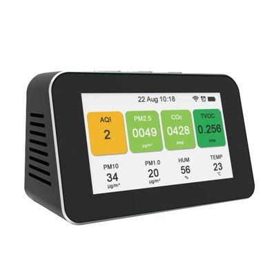 DM601 Multi-function LCD Screen Air Quality Detector PM2.5 PM1.0 PM10 CO2 TVOC Particle Detectors Monitor supplier