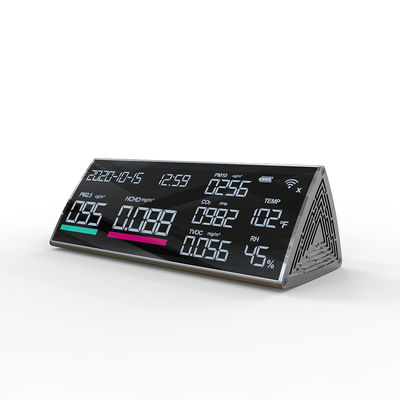 DM806 LCD Display Screen CO2 Detector PM2.5 PM1.0 PM10 HCHO TVOC AQI Temperature Humidity Meter Air Quality Monitor supplier