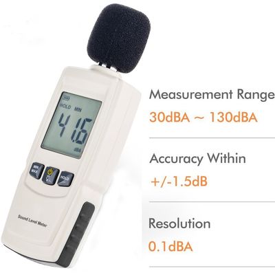 GM1352 High Precision 30~130 dBC Multi-Functional Sound Level Meter Noise Decibel Monitor supplier