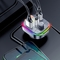 T832 FM Transmitter Colorful LED Lights Car Mp3 Player PD/QC3.0 Fast Car Charger supplier