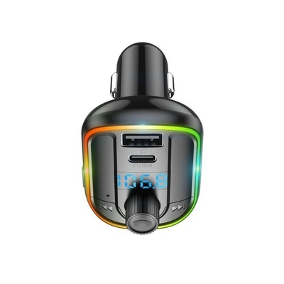 T829 Car Charger BT Receiver FM Transmitter MP3 Music Player Colorful Lights PD 18W Fast Charge supplier