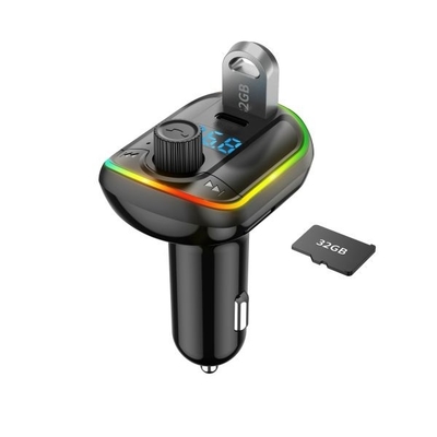 T829 Car Charger BT Receiver FM Transmitter MP3 Music Player Colorful Lights PD 18W Fast Charge supplier