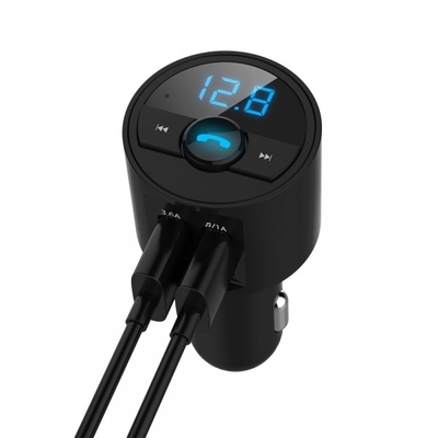 BT28 Car Charger MP3 Player FM Transmitter Can Be Used For Hands-Free Calls Plug In Car Music U Disk supplier