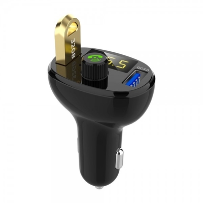 BT23 New Car Charger Mp3 Music Player Car Cigarette Lighter FM Transmitter Car Hands-Free Call supplier