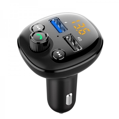 BT21Q QC3.0 Car Charger Car Mp3 Player Multi-Function Receiver Audio Lossless High-Quality Music U Disk Car Charger supplier