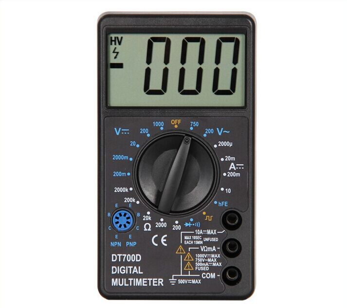 DT700D 50Hz Square Wave Output Large LCD Disply Screen Digital ...