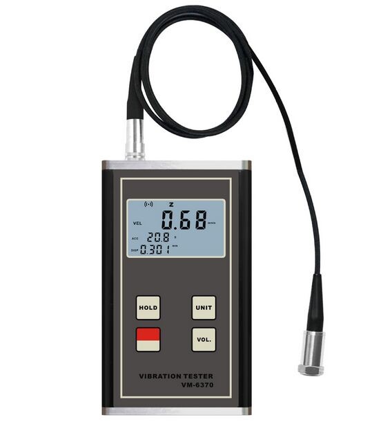 VM-6370 LCD Display Handheld Digital Vibration Meter Imbalance and ...